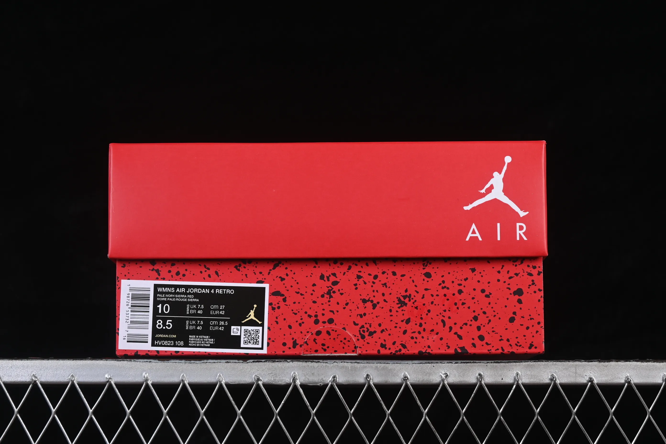 All categories Air Jordan Jordan series basketball shoes Air Jordan 4 TK version Air Jordan 4 Retro "Valentine's Day" AJ4 Joe 4 Red Valentine's Day HV0823-108